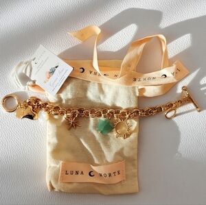 Luna Norte Gold Charm Bracelet